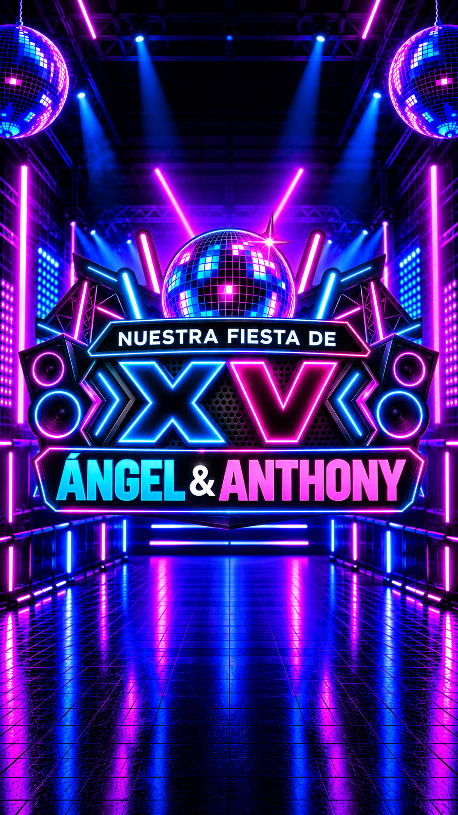 Nuestra fiesta de XV Ángel & Anthony